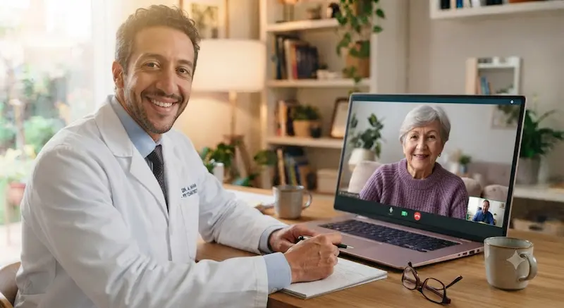 resolviendo los problemas con una teleconsulta con psiquiatra
